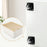 4Pcs 33x33mm Self-Adhesive Swivel Casters 40KG Load 360° Rotation Paste Caster Wheels for Furniture - White - 4