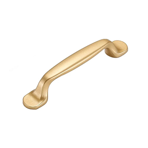 YIJIA Aluminium Alloy Furniture Pull Handle Drawer Cabinet Wardrobe Door Handle with 22mm Screw - Gold 2069-96 - 1