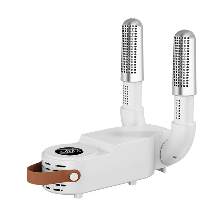 HXQ-07 Shoe Dryer 130W 48 Degree Celsius Constant Temperature 3D Hot Air Circulation Foldable with Smart Timer - White / EU Plug - 1