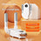 HXQ-07 Shoe Dryer 130W 48 Degree Celsius Constant Temperature 3D Hot Air Circulation Foldable with Smart Timer - White / EU Plug - 3