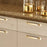 YIJIA Aluminum Alloy Wardrobe Handle Cabinet Pull Handle for Furniture Drawer Cupboard, 22mm Screw - 2069-128 - 3