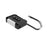 03HP Zinc Alloy 3-Digit Combination Padlock One-Touch Auto Open Keyless for Luggage Backpack - White+Black - 2