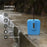 04BX Combination Lockbox Large Capacity Retractable Steel Cable for Outdoor Beach - Blue - 2