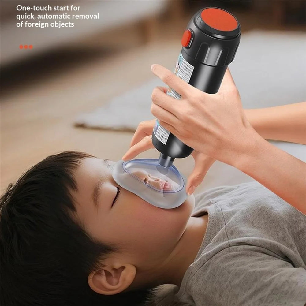 Anti-Choking Suction Device Heimlich Maneuver 33KPa Negative Pressure with 3 Size Masks - 7