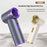 T-05 Handheld Fan Stepless Speed Control 10000+ RPM USB-C Rechargeable Portable Fan - Grey - 2
