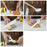 19Pcs Food Grade Silicone Kitchenware Set with Stainless Steel Knives and Storage Rack (FDA Certified) - Black - 3