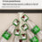 8-Hook Over Door Hanger Rack No Drilling Suction Cup Mount Storage Organizer - Creamy White + Red - 5