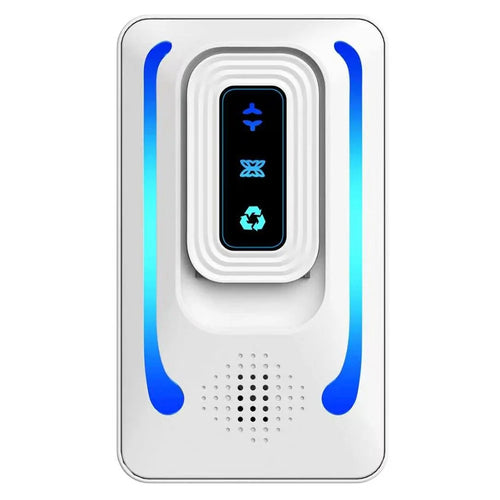 614 Negative Ion Air Purifier 5dB Ultra Quiet Plug-in Pet Odor Eliminator for Home Office, EU Plug - White - 1