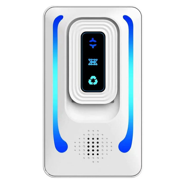 614 Negative Ion Air Purifier 5dB Ultra Quiet Plug-in Pet Odor Eliminator for Home Office, EU Plug - White - 1
