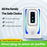 614 Negative Ion Air Purifier 5dB Ultra Quiet Plug-in Pet Odor Eliminator for Home Office, EU Plug - White - 2
