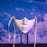 Half Face Mask with Lace Ribbon Plastic Cosplay Masquerade Prop for Adults - Beauty / White - 2