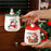 Christmas Ceramic Mug with Lid 430ml Hot Chocolate Coffee Cup - Style A / with Silicone Lid - 3