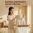 40 x 34 x 56.5cm Foldable Laundry Basket Bamboo + Oxford Cloth Storage Hamper - Size M - 2