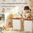 50 x 34 x 56.5cm Foldable Laundry Basket Bamboo + Oxford Cloth Storage Hamper - Size L - 3