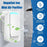 Compact Negative Ion Air Purifier with UV Sterilization Deodorizer for Home Pet Odor Removal - EU Plug - 2