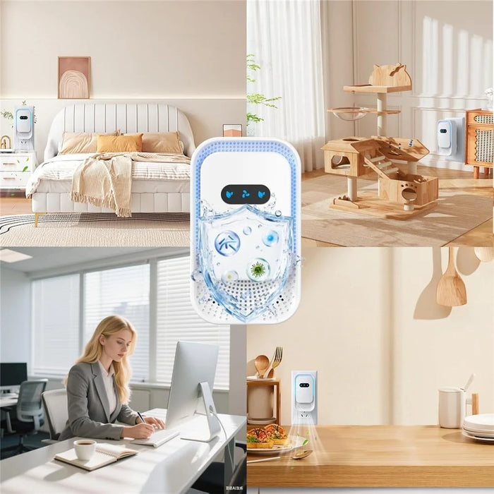 Negative Ion Air Purifier for Home Kitchen Pet Odor Smoke Removal - EU Plug - 7