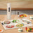 Rollable Silicone Food Warmer Mat 6H Timer 300W Flexible Keep Warm Pad for Table Dining - EU Plug - 6