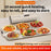 Rollable Silicone Food Warmer Pad Touch Control 8-Speed 8H Timer Electric Heated Dining Mat - EU Plug - 3