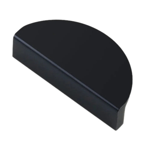 Wardrobe Knob Furniture Handle Modern Cabinet Closet Door Pull Handle with 22mm Screw - Black 6830 / Size: L - 1