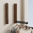 Wall-Mounted Folding Clothes Drying Rack 90 Degree Foldable Rod for Balcony Window - Black Walnut Wood - 6