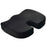 Memory Foam Core Seat Cushion Ergonomic U-Shaped Breathable Pad for Office Car Home - Mesh / Black - 1