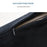 2Pcs Memory Foam Seat Cushion Lumbar Support Set U-Shaped Ergonomic Pad for Office Car Chair - Crystal Velvet / Black - 4