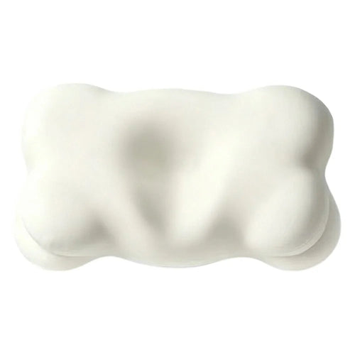 Ergonomic Cloud Memory Foam Pillow Slow Rebound Washable Cover Cervical Pillow - White - 1