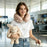 Memory Foam U-Shaped Neck Pillow Ice Silk Travel Cervical Support Cushion for Flight Office Nap - Light Pink - 7