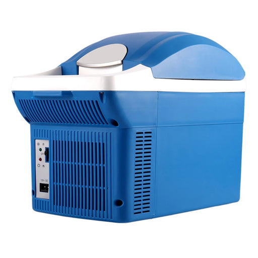 8L Mini Fridge 12V / 220V Cooling and Heating Car Refrigerator for Home and Car - Blue - 1
