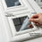 6Pcs Self-Adhesive Soft 3D Mirror Wall Sticker Padded Wall Panel for Bedroom Living Room - White - 7
