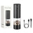 USB Rechargeable Electric Pepper Grinder Wireless Adjustable Coarseness Mill for Kitchen - Black - 1