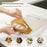 43x32cm L-Shaped Zipper Bread Bag Beeswax Lining Freshness Preserving Food Storage Bag (FDA Certified) - Beige - 2