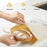 43x32cm L-Shaped Zipper Bread Bag Beeswax Lining Freshness Preserving Food Storage Bag (FDA Certified) - Beige - 4