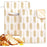 43x33cm Reusable Beeswax Lining Food Storage Bag L-Shaped Zipper Bread Bag with Handle (FDA Certified) - Style A - 1