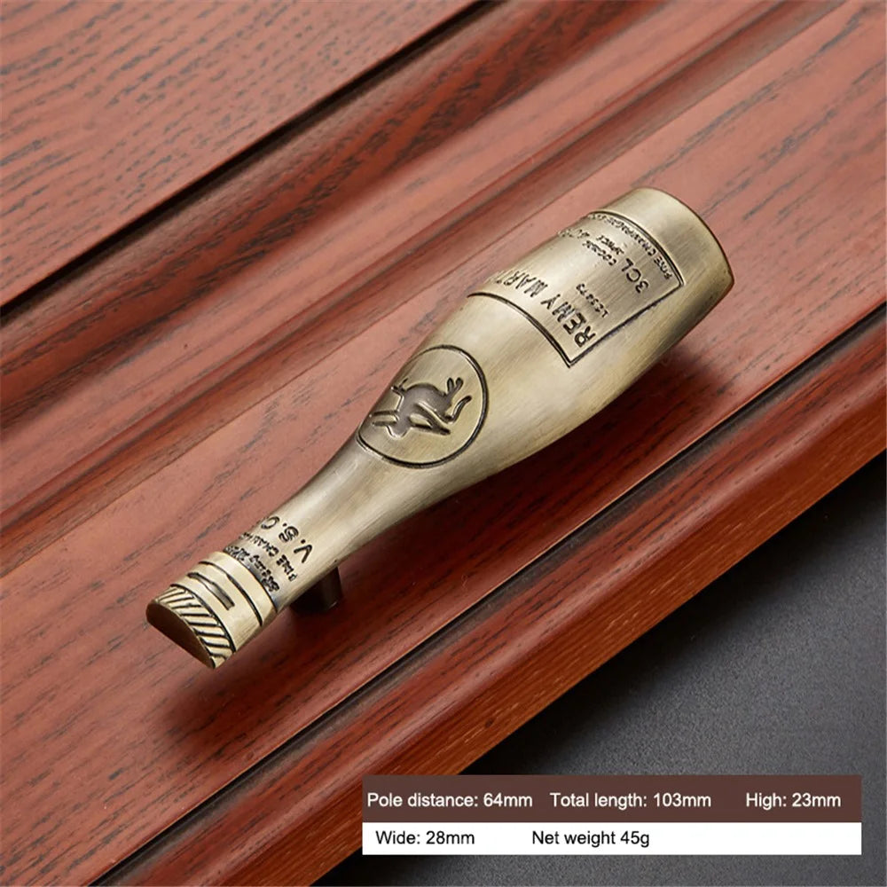 Retro Zinc Alloy Furniture Pull Handle Cabinet Drawer Wardrobe Door Handle Home Decor, 22mm Screw - Style 2039 - 2
