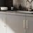 Modern Handle Cabinet Pull Zinc Alloy Kitchen Door Drawer Knob Cupboard Handle with 22mm Screw - 9019-96 / Gold - 5