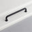 Zinc Alloy Handle Modern Cabinet Kitchen Door Drawer Pull Knob Cupboard Handle with 22mm Screw - 9019-128 / Black - 1