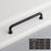 Zinc Alloy Handle Modern Cabinet Kitchen Door Drawer Pull Knob Cupboard Handle with 22mm Screw - 9019-128 / Black - 2