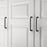 Zinc Alloy Handle Modern Cabinet Kitchen Door Drawer Pull Knob Cupboard Handle with 22mm Screw - 9019-128 / Black - 3