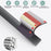Simple Style Cabinet Handles Zinc Alloy Modern Drawer Pulls Matte Black Hardware Pulls - 4045-128 - 4