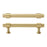 Copper Cabinet Pull Closet Dresser Drawer Pull Handle Replacement with 25mm Screw, 96mm Hole Distance - 1