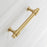 Copper Cabinet Pull Closet Dresser Drawer Pull Handle Replacement with 25mm Screw, 96mm Hole Distance - 4