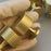 Brass Furniture Handle Kitchen Cupboard Cabinet Knob Wardrobe Knob with 25mm Screw, Size L: 35mm Diameter - 2