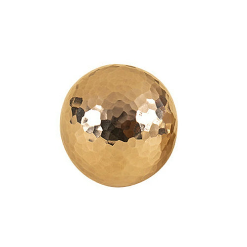25mm Round Ball Brass Furniture Handle Hammered Texture Cabinet Drawer Wardrobe Door Knob - 1