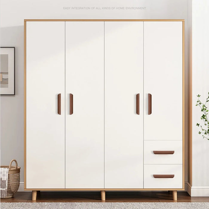 Black Walnut Cabinet Pulls Handle 22mm Screw Cupboard Wardrobe Wooden Pulls - 128mm Hole Distance - 3