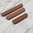 Black Walnut Cabinet Pulls Handle 22mm Screw Cupboard Wardrobe Wooden Pulls - 128mm Hole Distance - 4