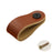 22mm Screw Leather Cabinet Pulls Anti-Collision Wardrobe Drawer Handles Pulls - 6188 Brown / Single Hole - 1