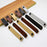 22mm Screw Leather Cabinet Pulls Anti-Collision Wardrobe Drawer Handles Pulls - 6188 Brown / Single Hole - 3