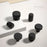 Simple Style Modern Cabinet Pulls Handle Drawer Wardrobe Small Round Pulls Knob with 22mm Screw - 831 / Black - 4