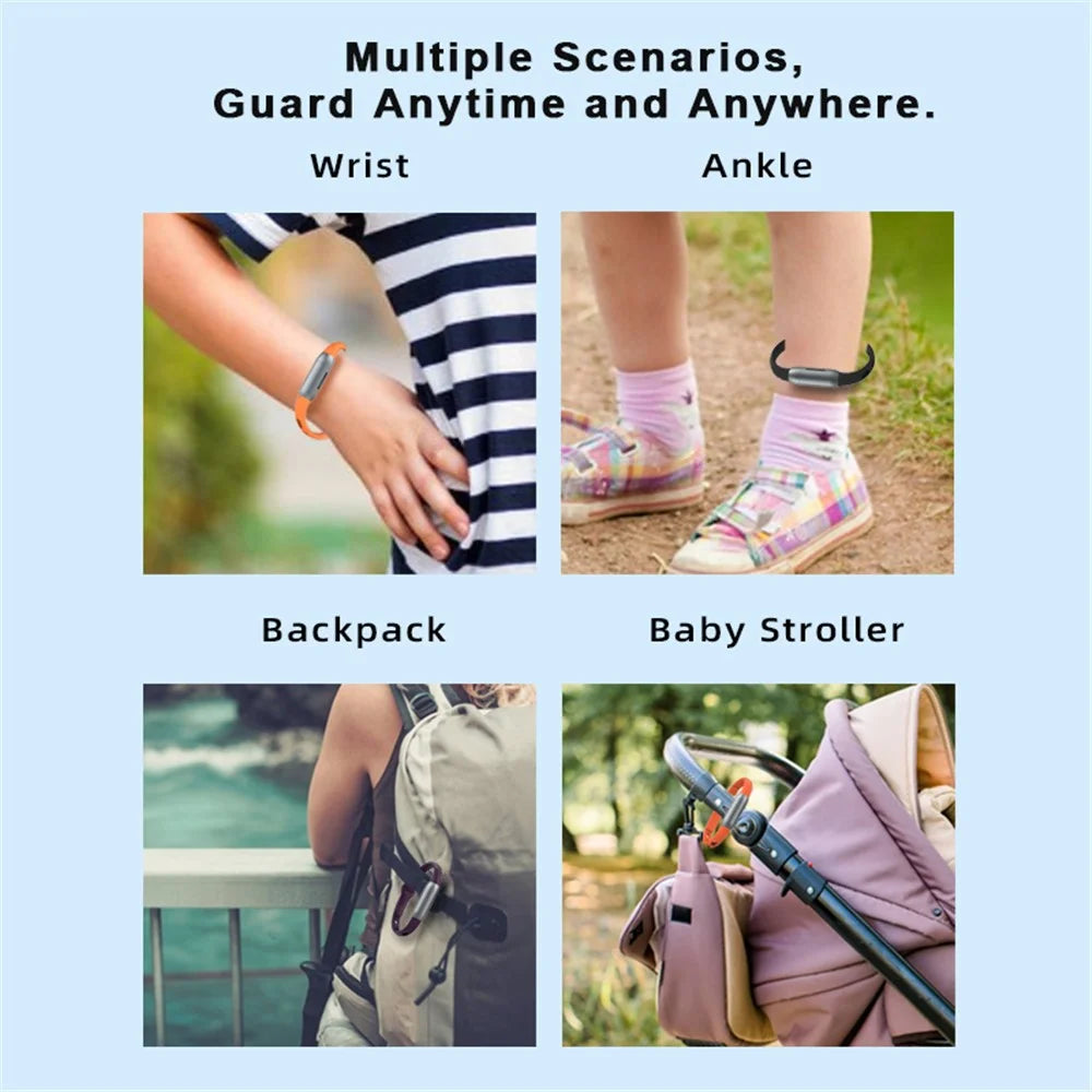 DIROSE M15 Essential Oil Mosquito Insect Bug Repellent Wristband Outdoor Pest Repeller Aluminum Alloy+Silicone Bracelet Watch - Coral - 4